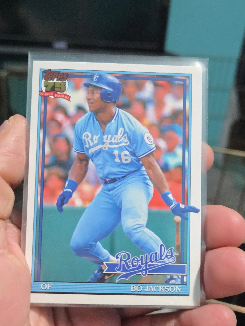 Topps Royals Baseball Card - Blue - Picture 1 of 1
